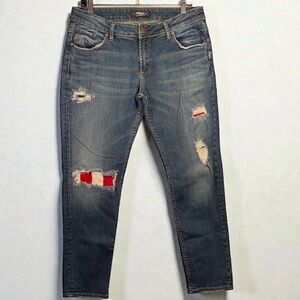 Silver Denim capris Size 31 💝